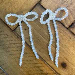 Baublebar Clear Bow Earrings